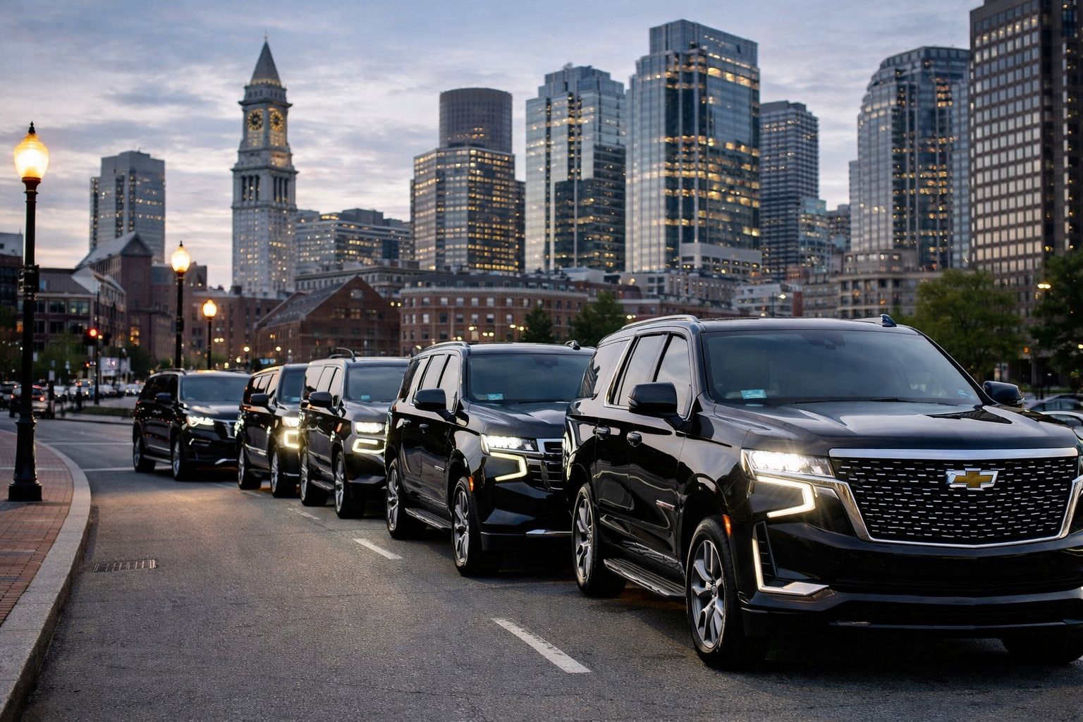 Boston airport limo service SUV fleet